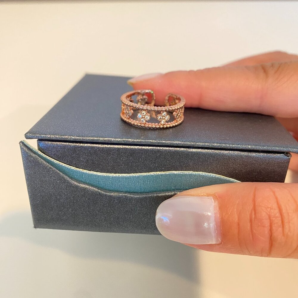 Adornmonde Ring Rose Gold Open Design